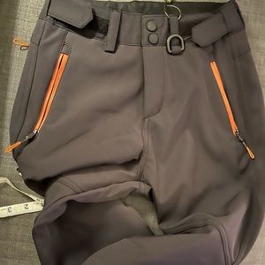 Free Soldier Outdoor  Women’s Softshell Snow Ski Pants Black and Orange color